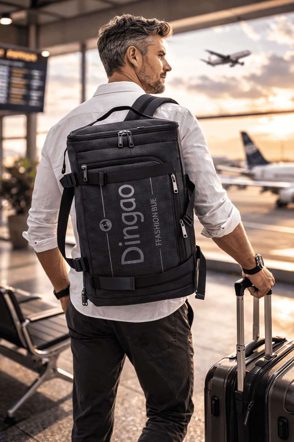Mochila bolso deportivo con correa larga - Madrid