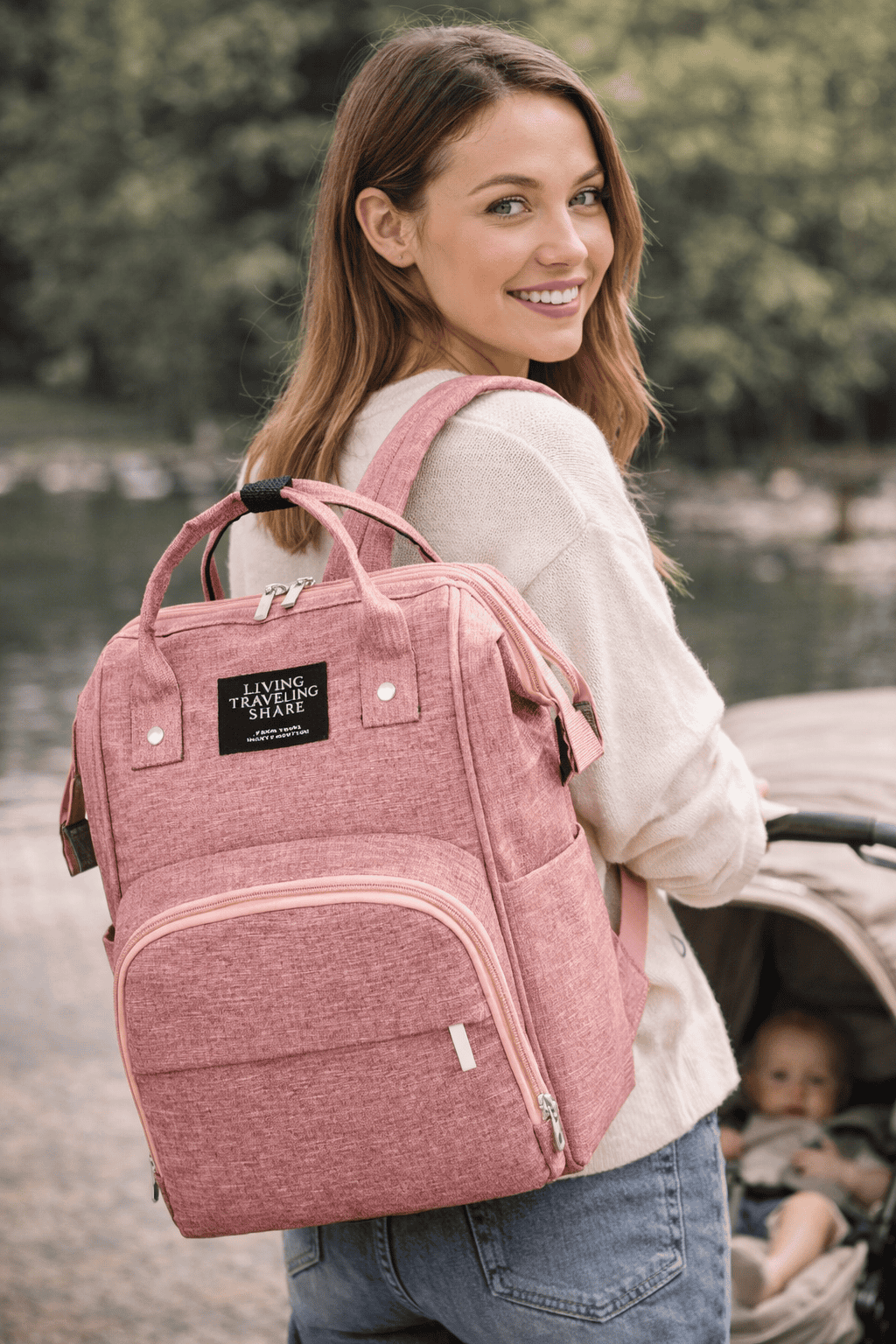 Bolso Maternal Impermeable Todo en Uno – Organiza tu día con estilo y comodidad