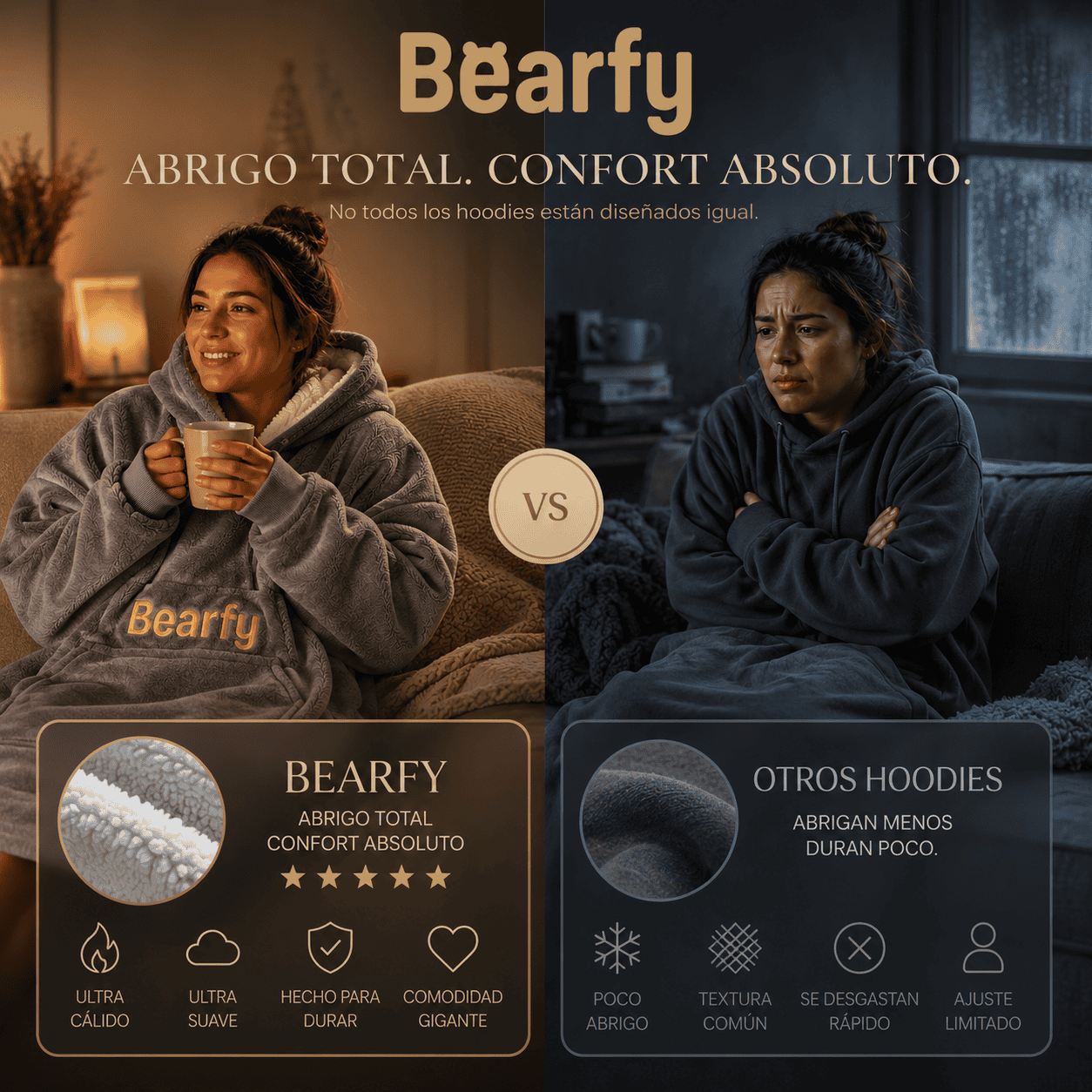 Hoodie térmico Bearfy – El abrigo PREMIUM que no te vas a querer sacar