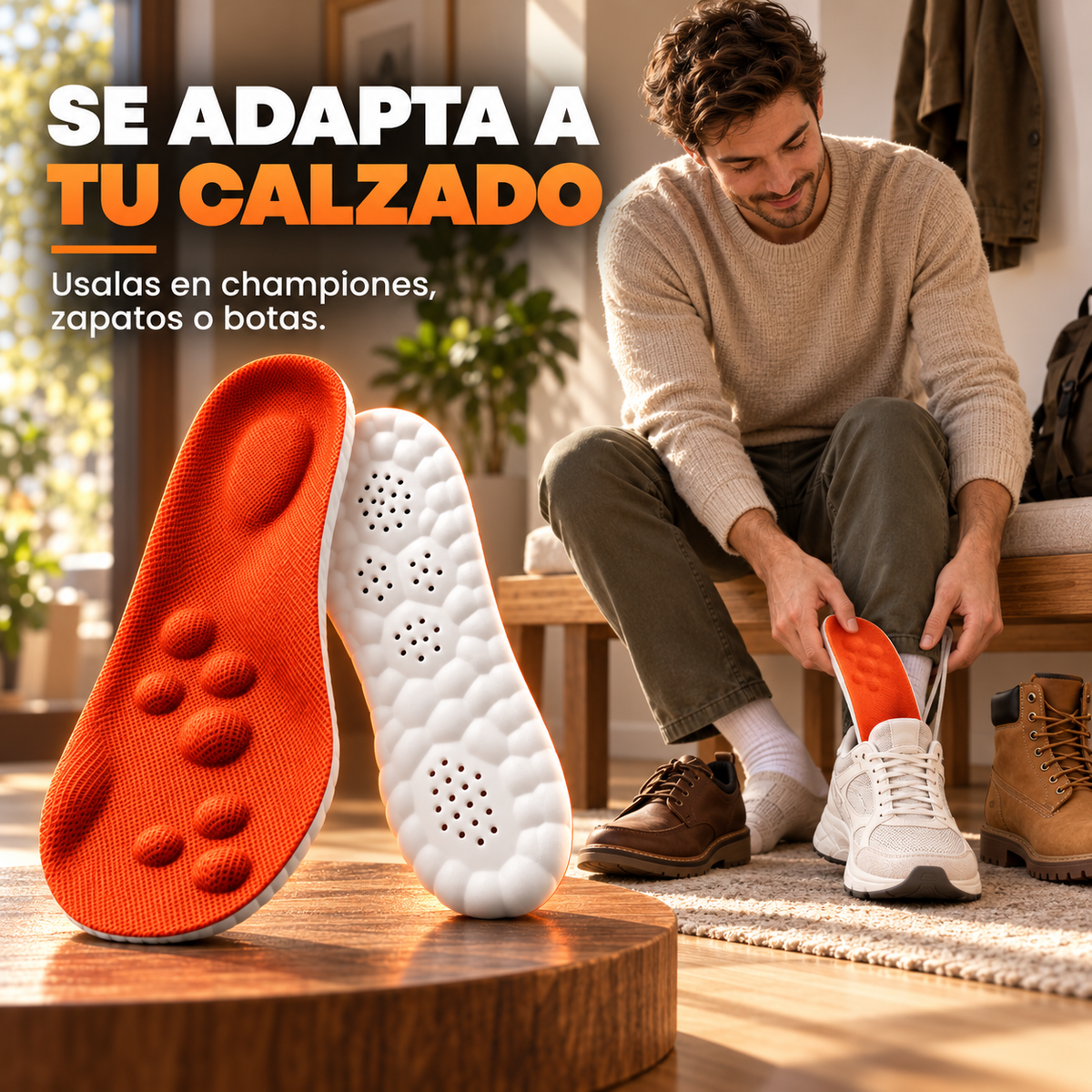 Plantillas Nube de Confort y Recuperación con Amortiguación y Soporte