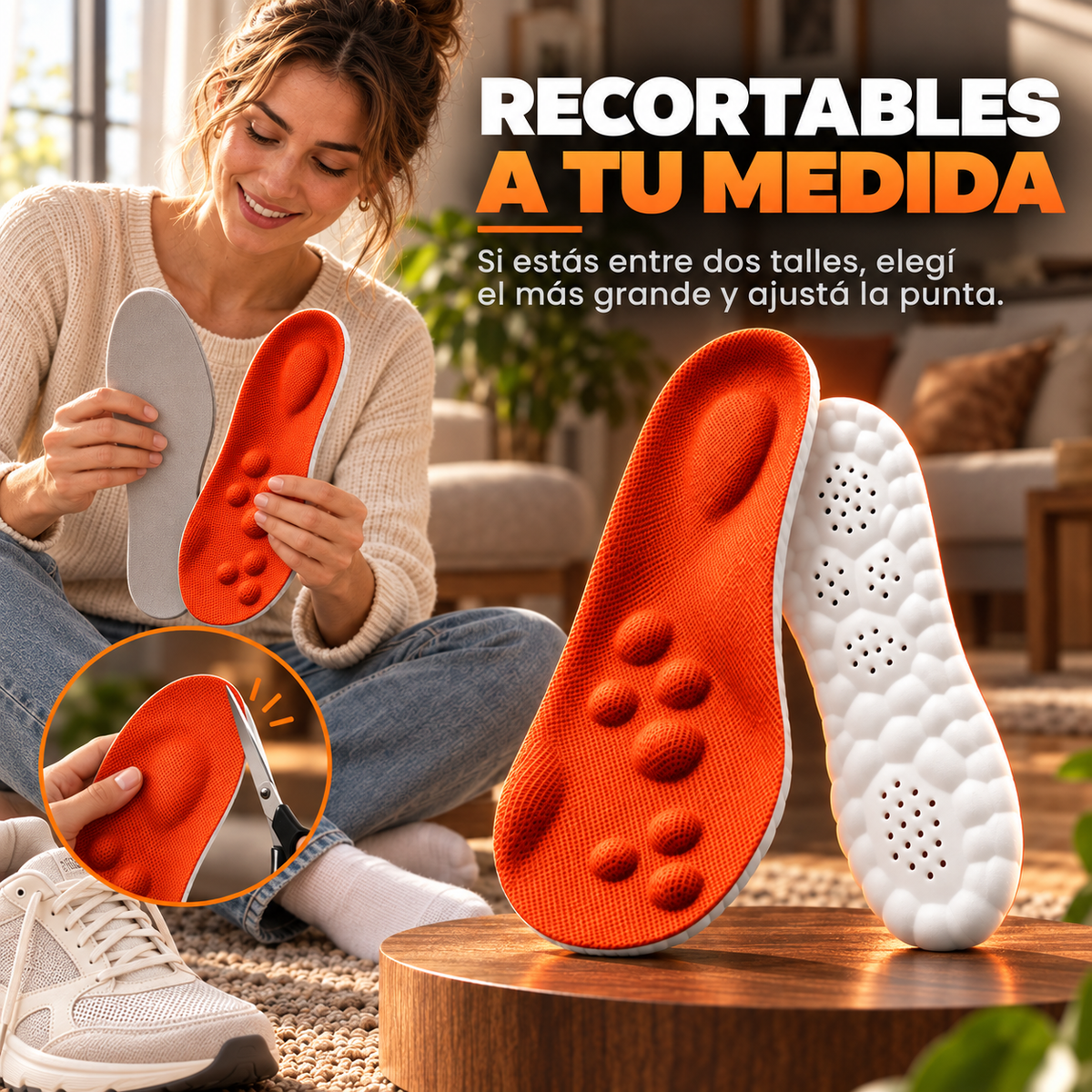 Plantillas Nube de Confort y Recuperación con Amortiguación y Soporte