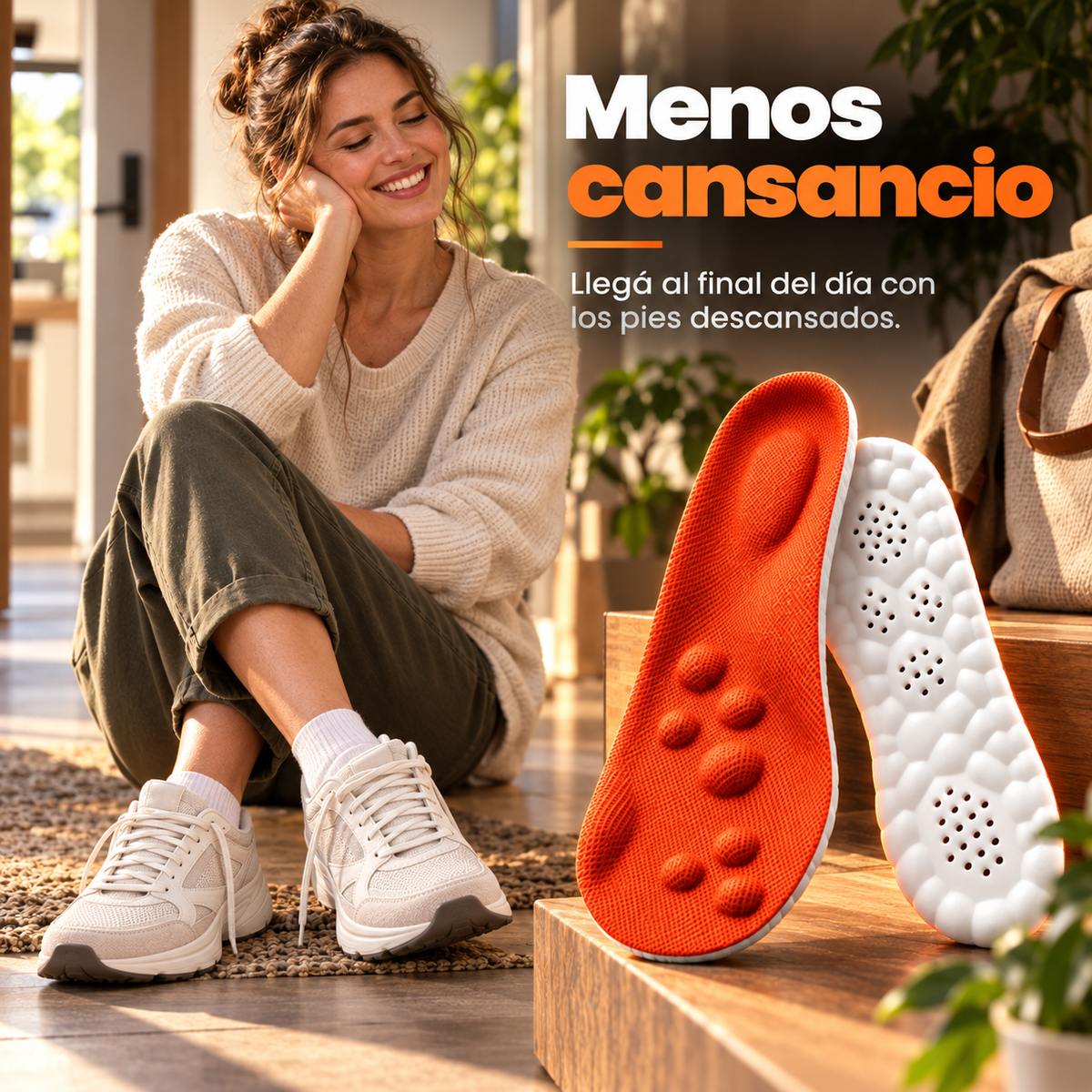 Plantillas Nube de Confort y Recuperación con Amortiguación y Soporte