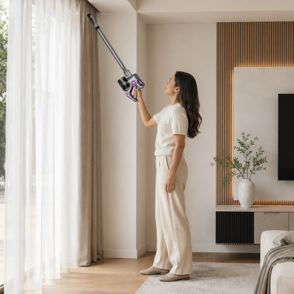 Aspiradora Inalámbrica 4 en 1 con Mopa y Luz UV