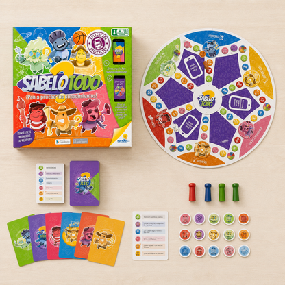 Juego de Mesa Sabelotodo Ronda con App – Preguntas y Desafíos