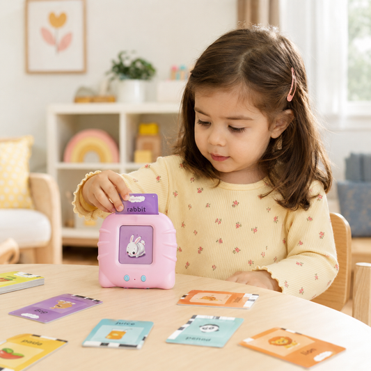 Lector de Tarjetas Educativas Bilingüe Inglés–Español – 224 Palabras y Sonidos