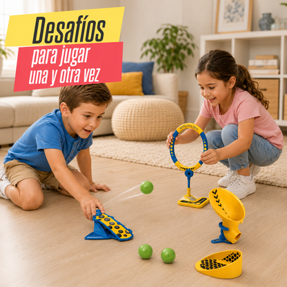 Juego de Puntería y Lanzamiento de Pelotas STEM – Desafío de Destreza Infantil
