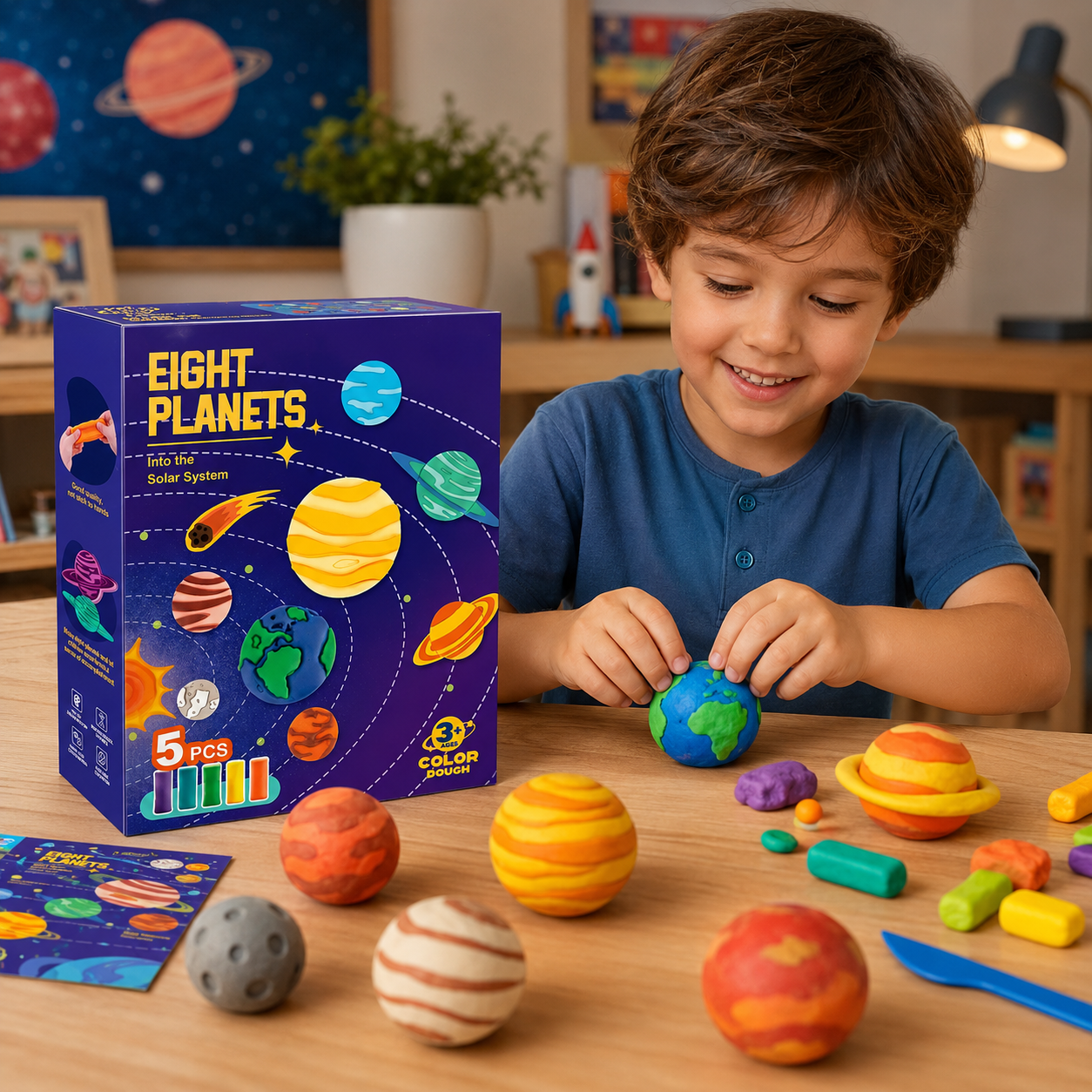 Set de Masas Sistema Solar para Crear los 8 Planetas