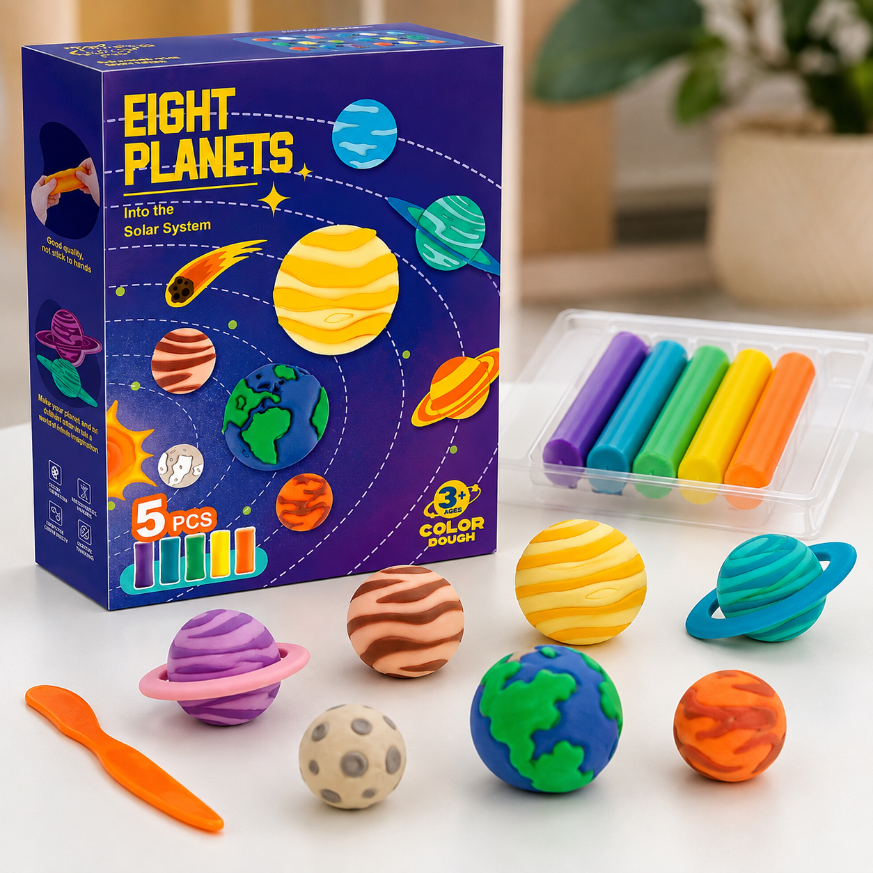 Set de Masas Sistema Solar para Crear los 8 Planetas