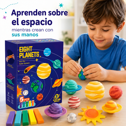 Set de Masas Sistema Solar para Crear los 8 Planetas