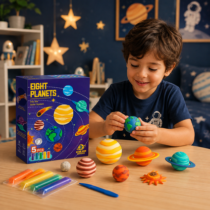 Set de Masas Sistema Solar para Crear los 8 Planetas