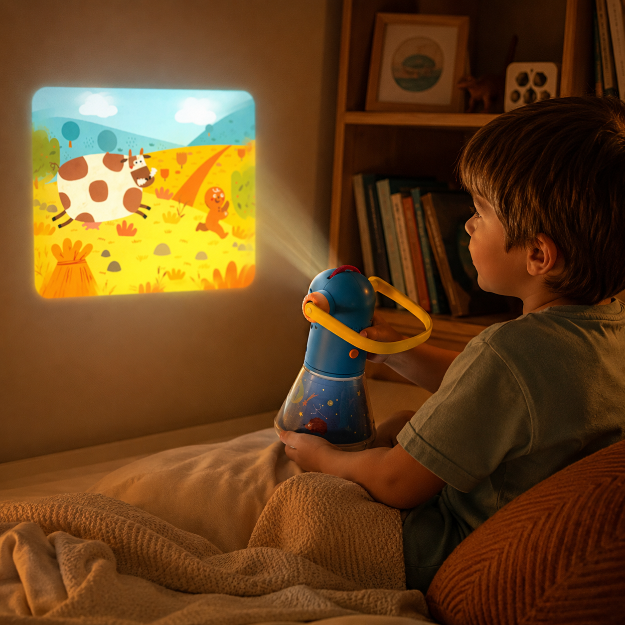 Proyector de Cuentos Mideer 3 en 1 con Luz Nocturna – 12 Historias Clásicas