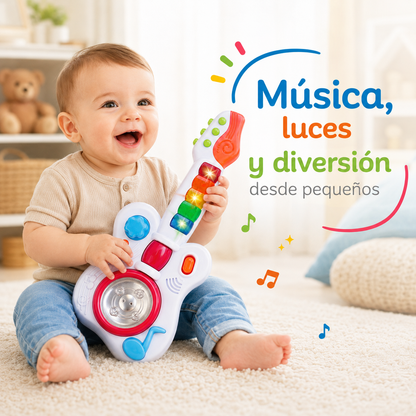 Guitarra Musical para Bebés Bontempi con Luces, Sonidos y Sensor