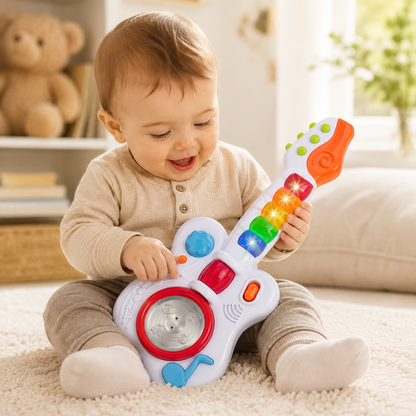 Guitarra Musical para Bebés Bontempi con Luces, Sonidos y Sensor