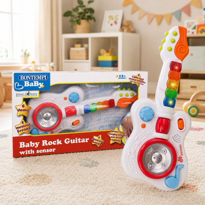 Guitarra Musical para Bebés Bontempi con Luces, Sonidos y Sensor