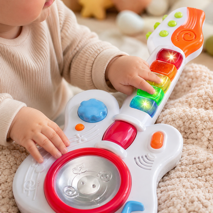 Guitarra Musical para Bebés Bontempi con Luces, Sonidos y Sensor