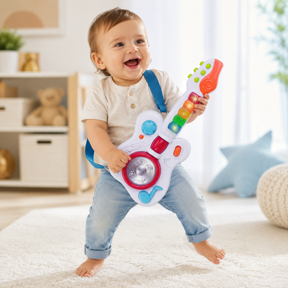 Guitarra Musical para Bebés Bontempi con Luces, Sonidos y Sensor
