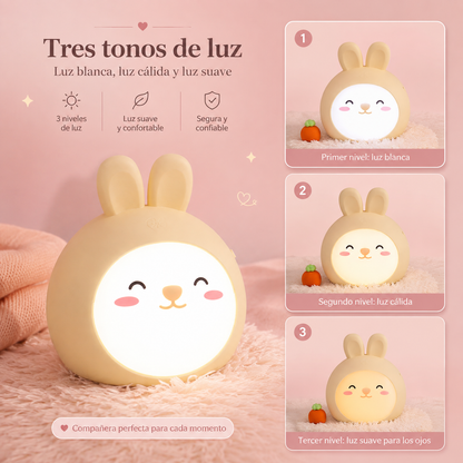 Lámpara Veladora de Conejito - ¡Ilumina tu Espacio con Ternura y Encanto! 🐰💖