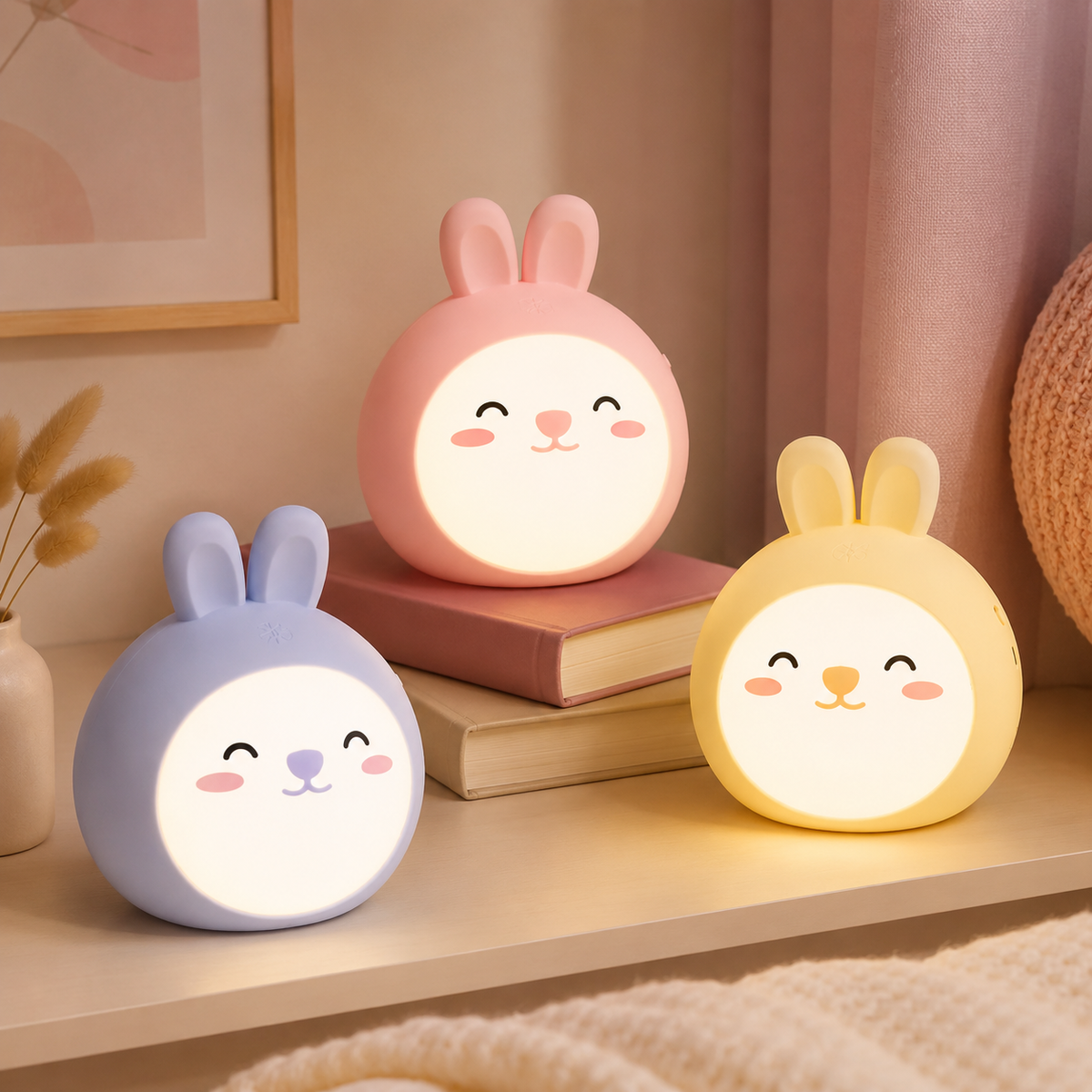 Lámpara Veladora de Conejito - ¡Ilumina tu Espacio con Ternura y Encanto! 🐰💖