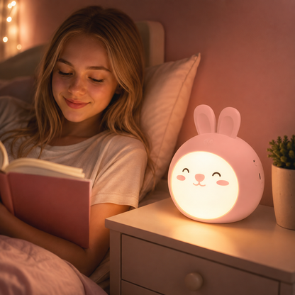Lámpara Veladora de Conejito - ¡Ilumina tu Espacio con Ternura y Encanto! 🐰💖