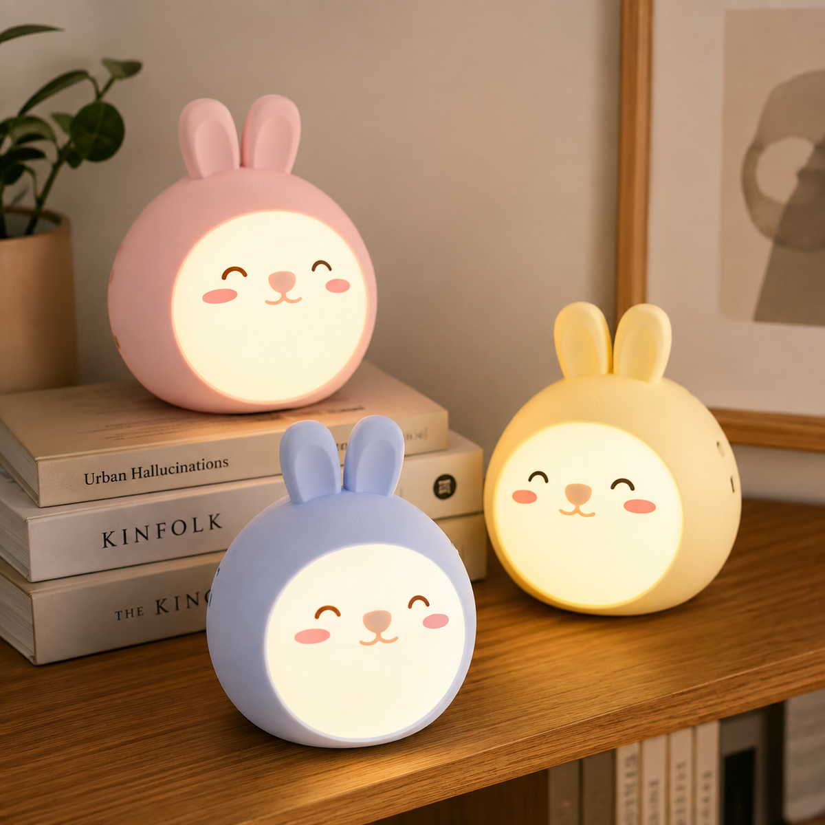Lámpara Veladora de Conejito - ¡Ilumina tu Espacio con Ternura y Encanto! 🐰💖