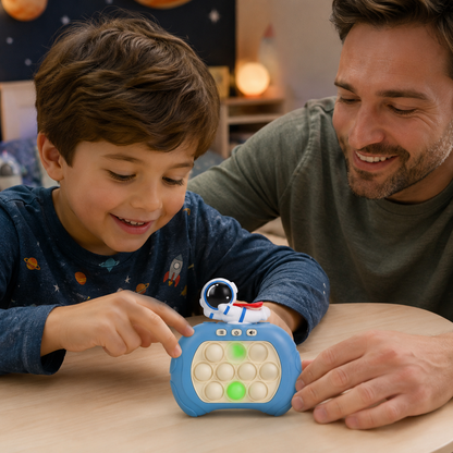 Pop it astronauta volante con luces y sonido