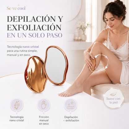 Depiladora Nano Cristal - Depilación y Exfoliación corporal