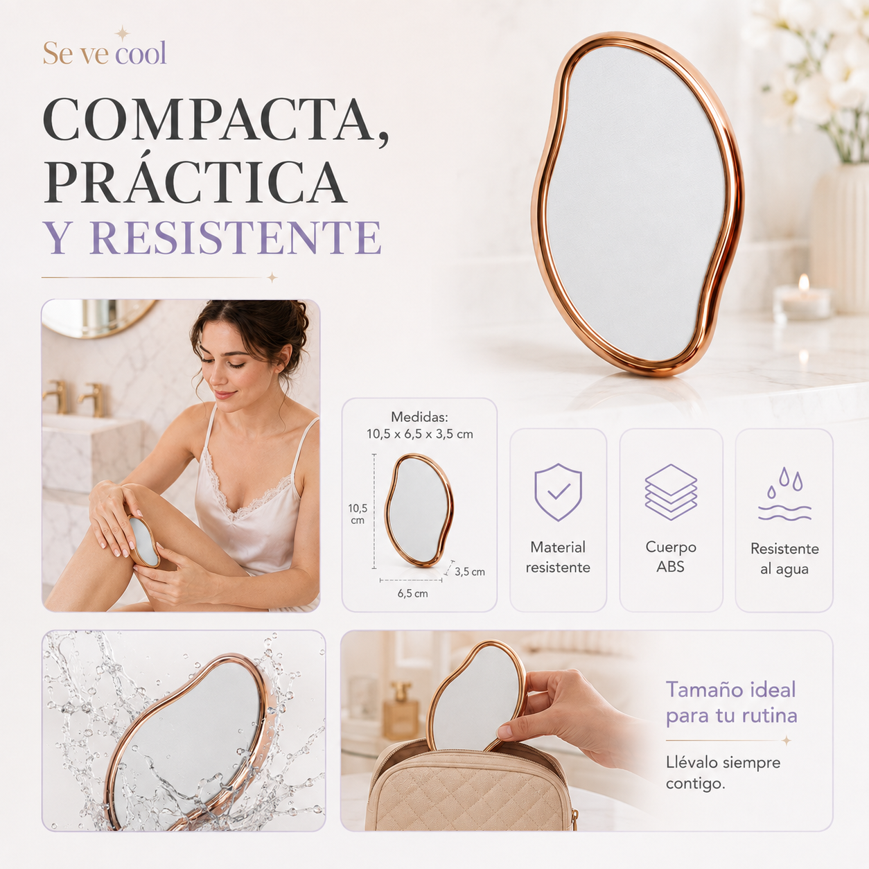 Depiladora Nano Cristal - Depilación y Exfoliación corporal