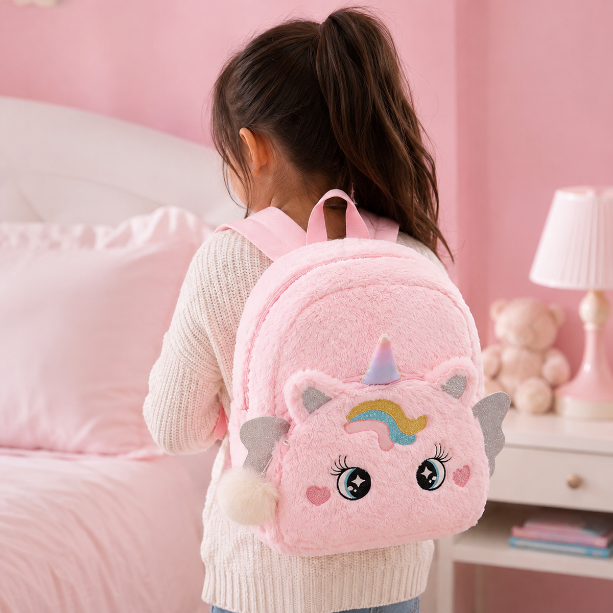 Mochila Escolar Unicornio Mágica 🦄🎒 – ¡La Compañera Escolar Más Encantadora y Cool! 🌈