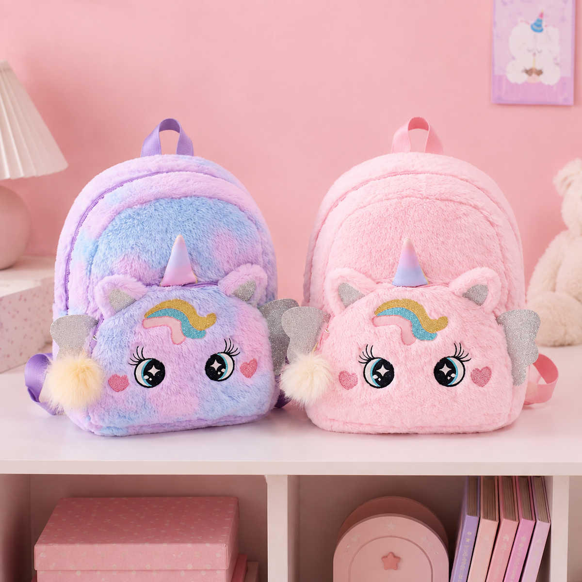 Mochila Escolar Unicornio Mágica 🦄🎒 – ¡La Compañera Escolar Más Encantadora y Cool! 🌈