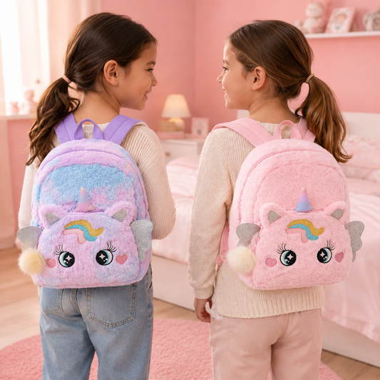 Mochila Escolar Unicornio Mágica 🦄🎒 – ¡La Compañera Escolar Más Encantadora y Cool! 🌈