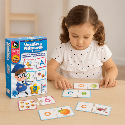 Juego de Mesa Vocales y Números 🧠 Aprender jugando (¡y divirtiéndose de verdad!)