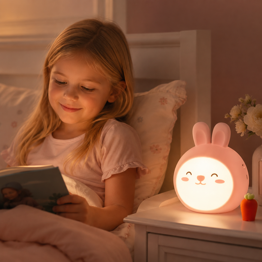 Lámpara Veladora de Conejito - ¡Ilumina tu Espacio con Ternura y Encanto! 🐰💖
