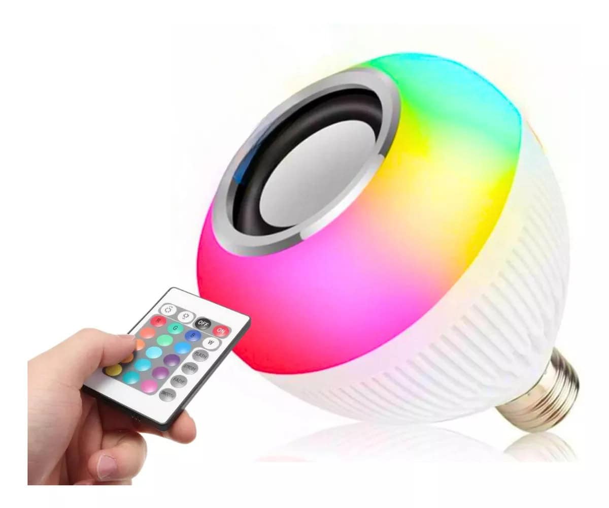 Lampara RGB parlante bluetooth