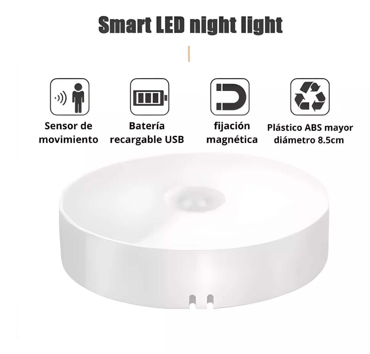 Lámpara USB con Sensor de Movimiento - ¡Ilumina Inteligente y con Estilo! 🌟✨