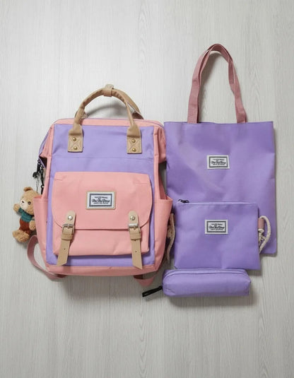Set de Mochila Casual 4 en 1 – Organizate con estilo (y sin esfuerzo)
