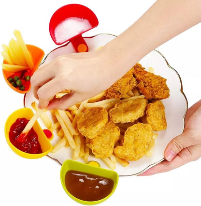 Contenedores para salsa con clip para plato x 4 unidades
