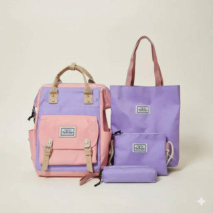 Set de Mochila Casual 4 en 1 – Organizate con estilo (y sin esfuerzo)