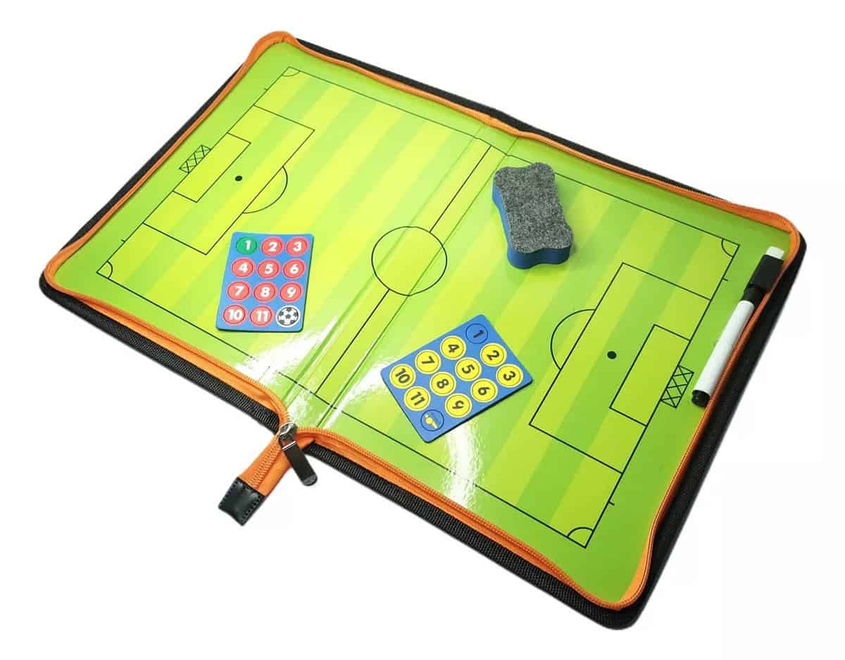 Tabla pizarra táctica para futbol magnética