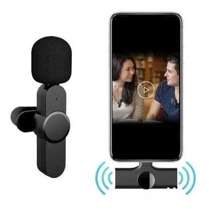 Micrófono Inalámbrico Solapero para Iphone y Android