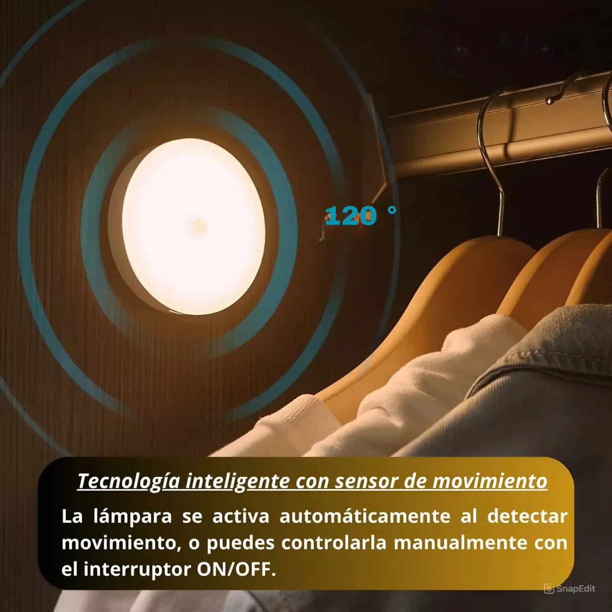 Lámpara USB con Sensor de Movimiento - ¡Ilumina Inteligente y con Estilo! 🌟✨