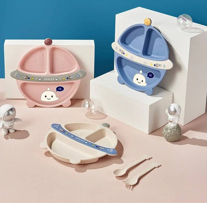 Set de alimentación bebé diseño espacial