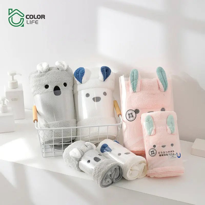 Toalla para ducha con diseño