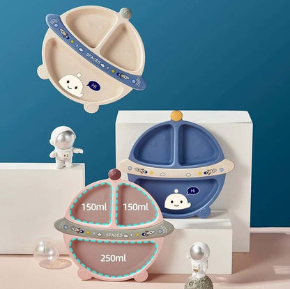Set de alimentación bebé diseño espacial