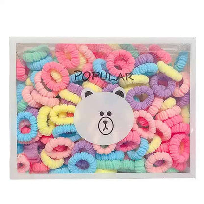 Caja de 150 Gomas para el Cabello - ¡Un Toque Cool y Colorido para Cada Día! 💖🌈