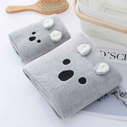 Set de toallas de baño con diseño toalla de mano y de ducha