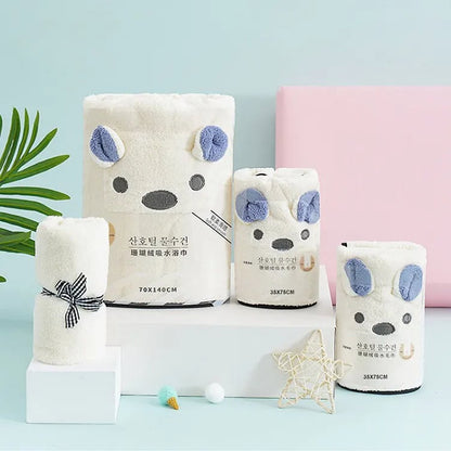 Toalla de mano con diseño