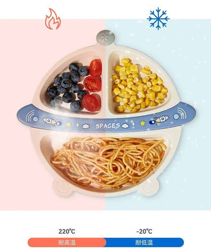 Set de alimentación bebé diseño espacial