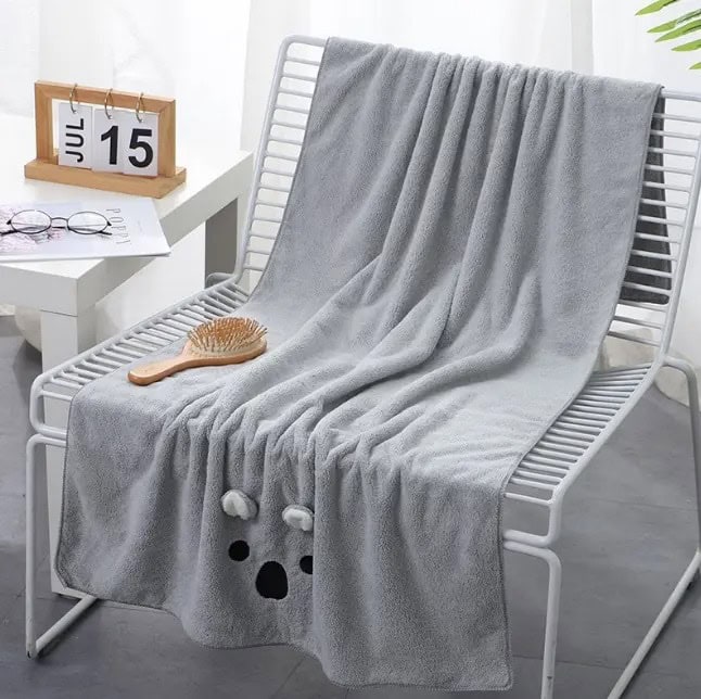Toalla para ducha con diseño