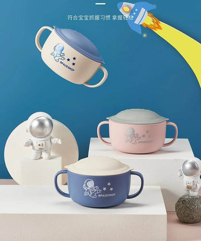 Set de alimentación bebé diseño espacial