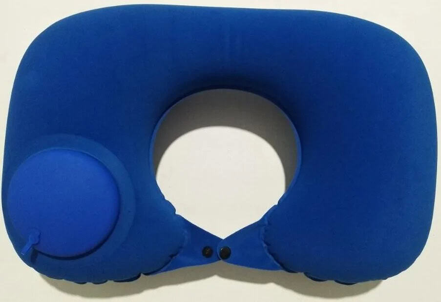 Almohada de viaje inflable